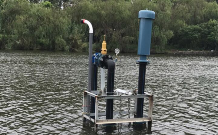 河道長(zhǎng)110米、寬5.6米、水深約3米，需要幾臺(tái)鼓風(fēng)機(jī)?。? width=